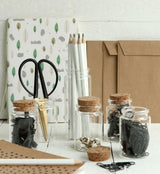 Glas-Speicherzylinder mit Kork 4.5x12.5cm - 6 Stk