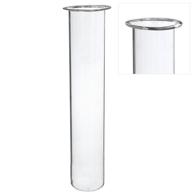 Test Tube Glass Ø4 h.28cm w. ring 