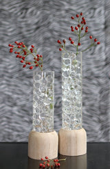 Glas-Testrohr mit Holzbasis 5x28cm - 1 Stk