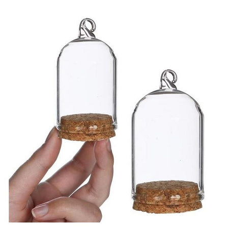 Dome w.hanging on cork base Ø60 h.80 mm 
