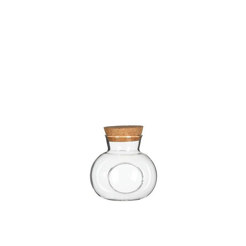 Glaskugel mit Korken, Ø 10 cm, H. 10 cm - 1 Stück