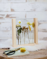 Holzständer für Trockenblumen 19.5x3x21cm - 1 Stk