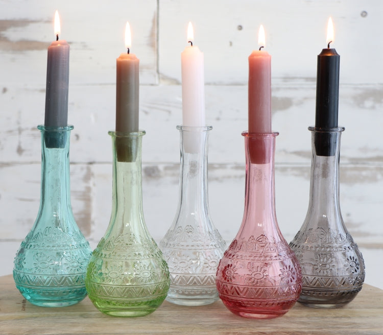 Blumenvasen Paris Ø7.5cm | H: 16cm Grau - 12 Stk