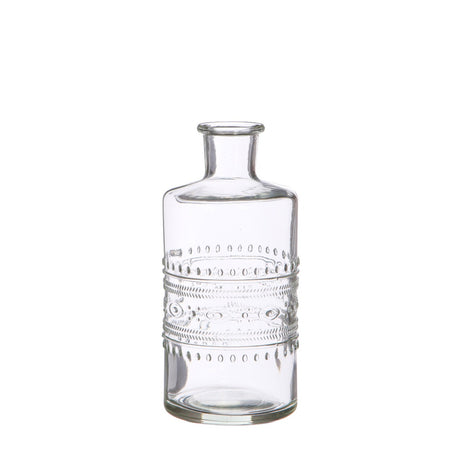 Flower vase Porto Ø7.5cm and 14.5cm high Clear 