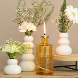 Blumenvasen Porto Ø7.5cm | H: 14.5cm Ockergelb - 12 Stk