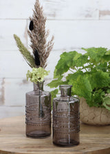 Blumenvasen Porto Ø7.5cm | H: 14.5cm Grau - 12 Stk