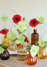 Blumenvase Ø7 h: 9 cm Assorti - 12 Stk