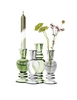 Vase Venedig Transparent H: 11,3 x Ø5 cm - 12 Stk