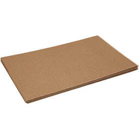 Wellpappe, Bogen 25x35 cm, 120 g - 10 Blätter