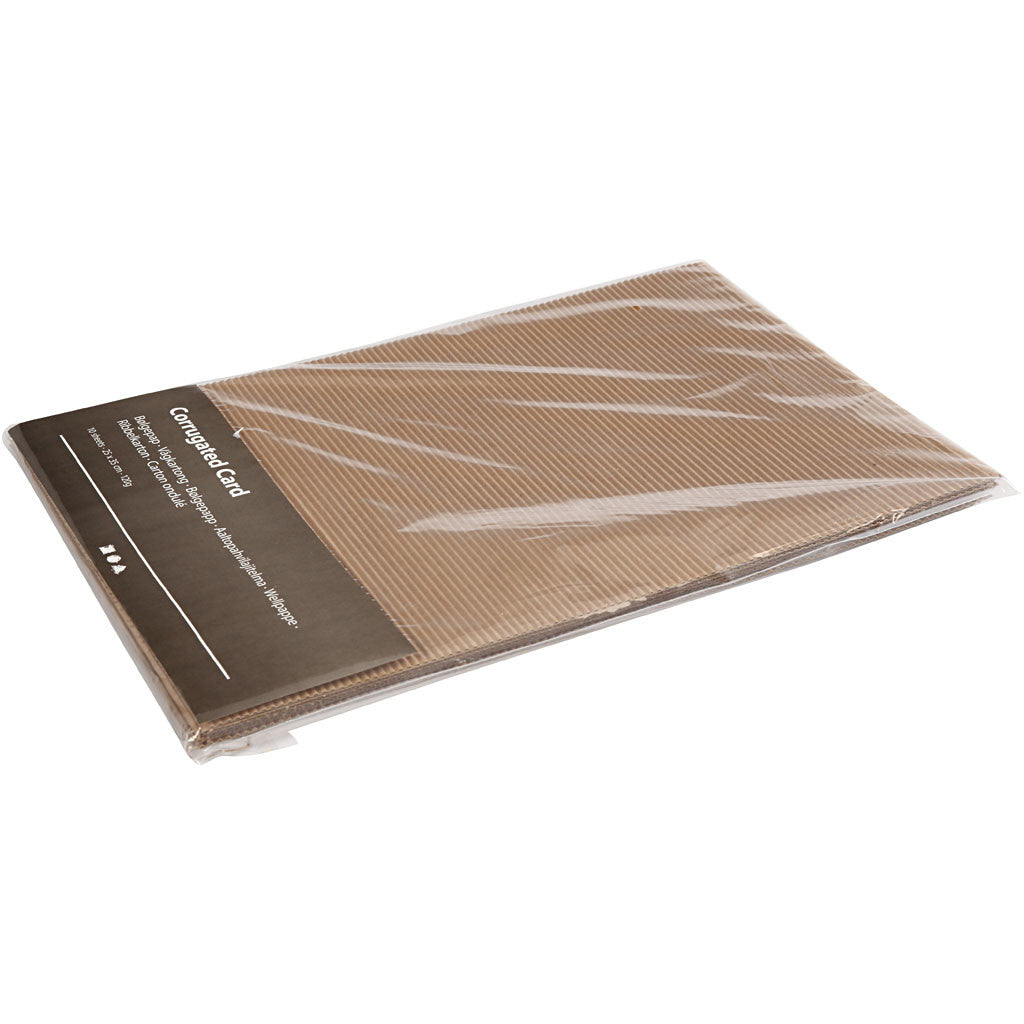 Wellpappe, Bogen 25x35 cm, 120 g - 10 Blätter