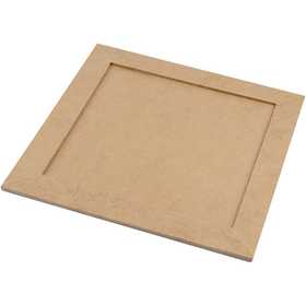 Collagerahmen, Größe 22x22 cm, Tiefe 3 mm, MDF, Innenmaß 18x18 cm - 1 Stk