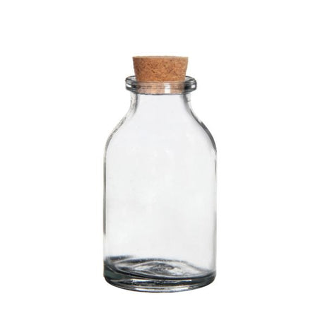 Glass Bottle Mini White cork 20ml 60x30mm 