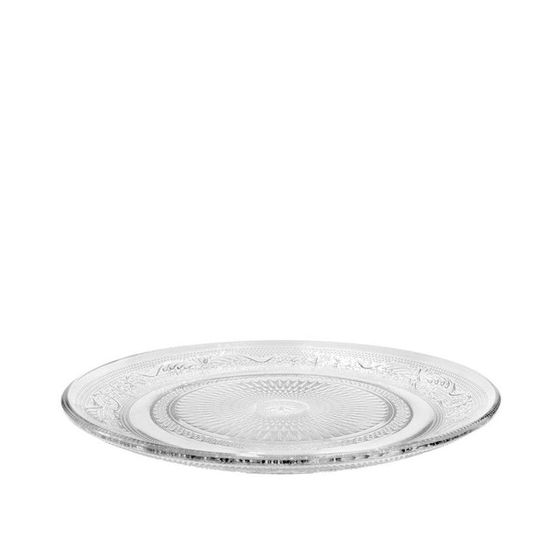 Glasplatte Tess Ø 18 cm, H. 2 cm, Klar - 6 Stück