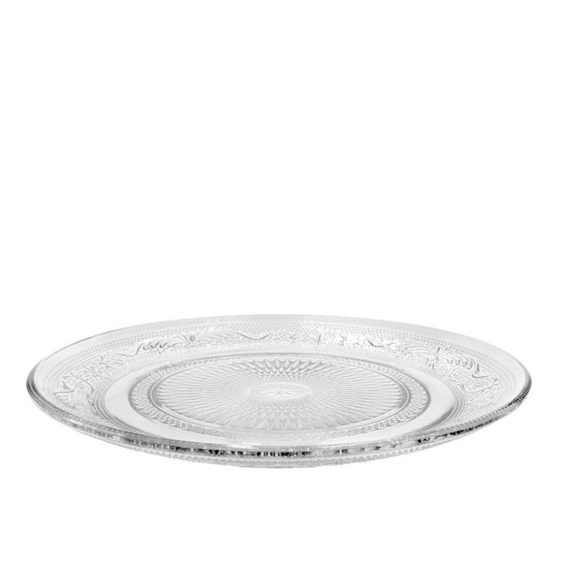Glasplatte Tess Ø 23 cm, H. 2 cm, Klar - 6 Stück