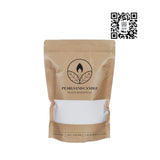 Pearlsand-Kerze 400 g Weiß - 6 Stück