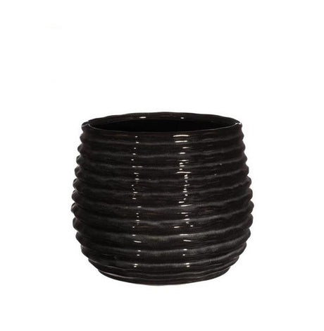 Pot Black Anthracite Rise Ø130 x h: 155mm 