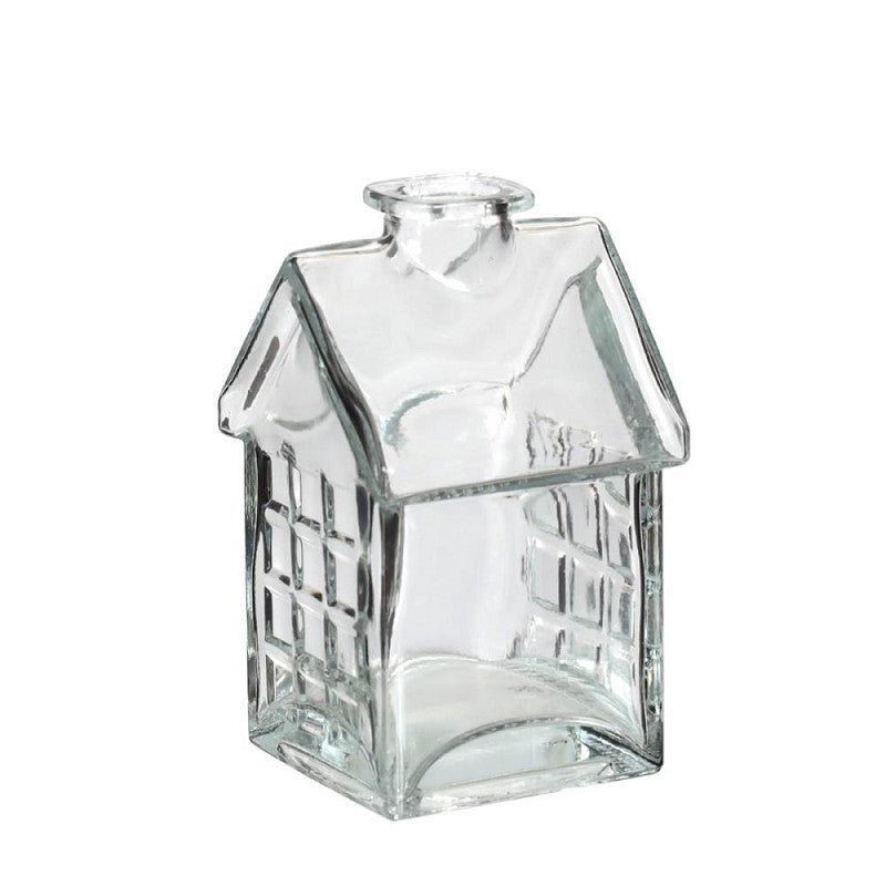 Glashaus Klar, L. 7 x B. 7,5 x H. 12 cm - 12 Stück