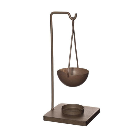 Metal Aroma Cube holder Dark Brown 