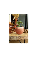 Aromaschale Dunkelrot Bernstein Duft Ø9x8 cm - 6 Stk