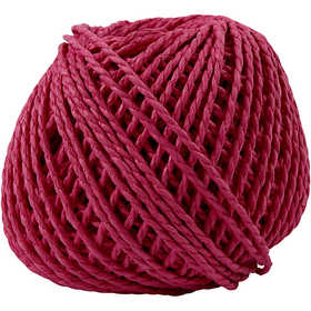 Papiergarn Rosa 2,5 - 3 mm dick - 150 gram