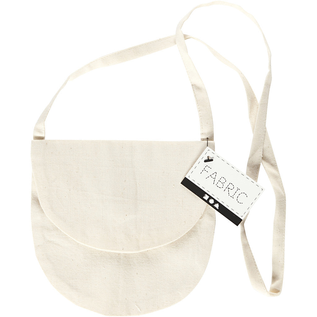 Umhängetaschen, Größe 15x14 cm, 110 g/m2, hell natürlich - 1 Stk