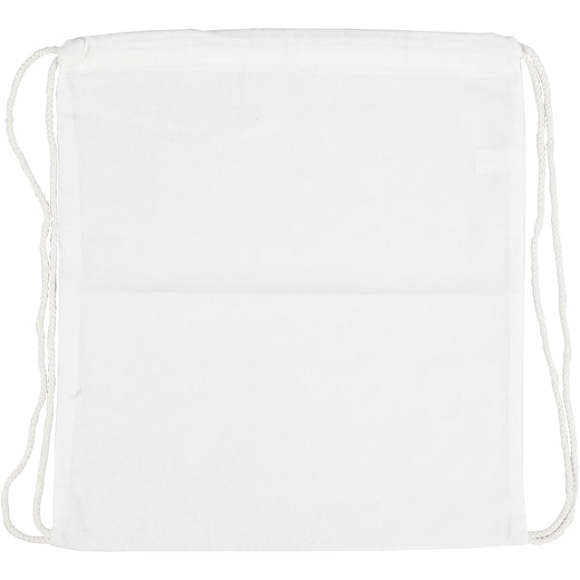 Drawstring Bags, size 37x41 cm, 130 g/m2, White 