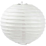 Rice paper lamp, white, Round, D: 20 cm 
