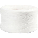 Paper raffia yarn, white, W: 7
