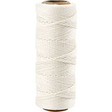 Bambuskordel Weiß 1mmx65m - 1 Rolle