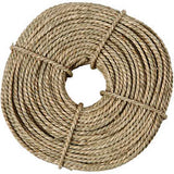 Seegrass-Seil Natur 2,8 bis 3 mm dick - 145 mtr / 500 gram