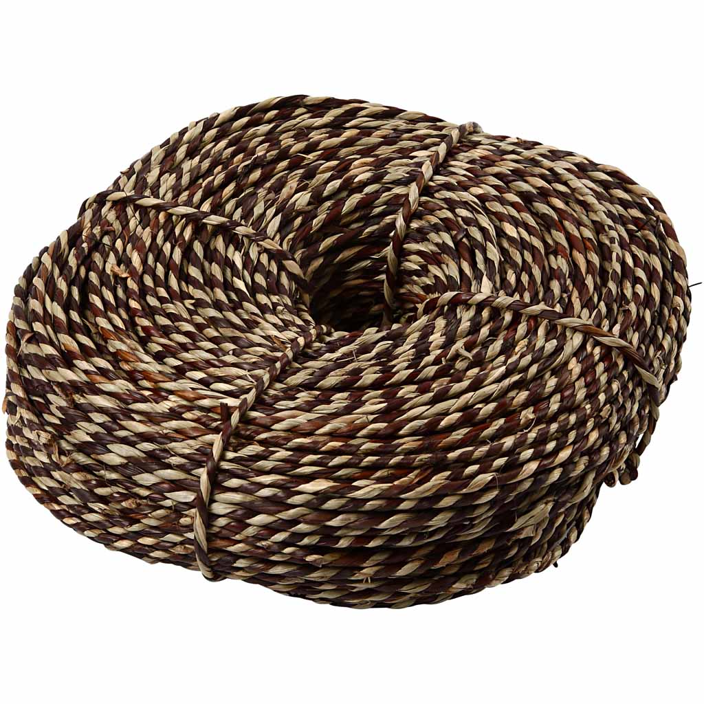 Sea Grass Rope Brown 3.5 to 4 mm thick 