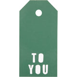 Manila Labels TO YOU Green 50x100mm 