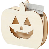 Halloween-Figur, Kürbiskopf, H: 13 cm, Tiefe 3 cm, B: 13,5 cm, 1 Stk
