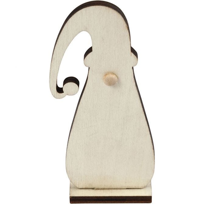 Weihnachtswichtel, H: 10 cm, Tiefe 1,5 cm, B: 4,5 cm, Dicke 3 mm, 3 Stk/ 1 Pck