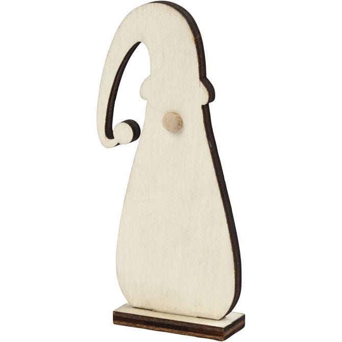 Weihnachtswichtel, H: 10 cm, Tiefe 1,5 cm, B: 4,5 cm, Dicke 3 mm, 3 Stk/ 1 Pck