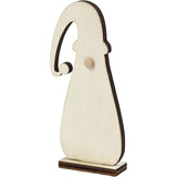 Weihnachtswichtel, H: 10 cm, Tiefe 1,5 cm, B: 4,5 cm, Dicke 3 mm, 3 Stk/ 1 Pck