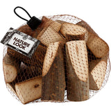 Kurze Holzäste mit schräger Schnittkante, H 8 cm, D 2,5-3,5 cm - 15 Stk