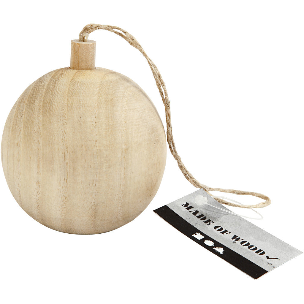 Weihnachtsschmuck, D: 6,4 cm, Blauglockenbaum - 1 Stk