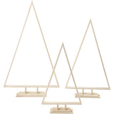 Weihnachtsbäume, H: 40+50+60 cm, B: 22,5+29+35 cm, Blauglockenbaum - 3 Stk