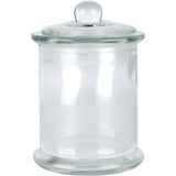 Vorratsglas mit Deckel, H: 14,5 cm, D: 8 cm, 10 Stk./ 1 Box