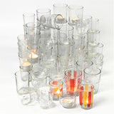 Teelichthalter, H: 5,3-9,2 cm, D: 4,5-7,3 cm, Inhalt kann variieren , 72 Stk./ 1 Box