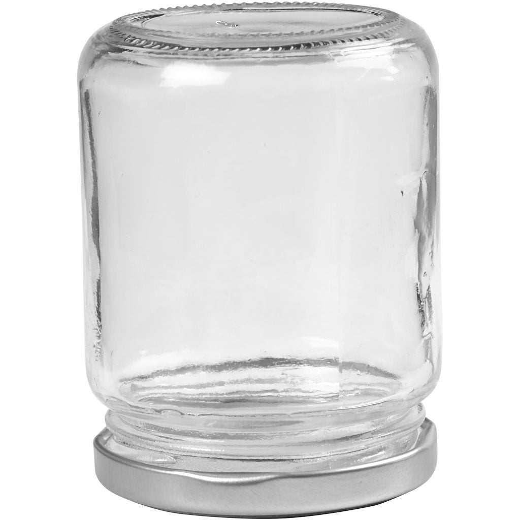 Aufbewahrungsglas, Transparent, H: 9,1 cm, D: 6,8 cm, 240 ml, 12 Stk./ 1 Box