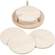 Slices, D: 9.5 cm, thickness 5 mm, paulownia 