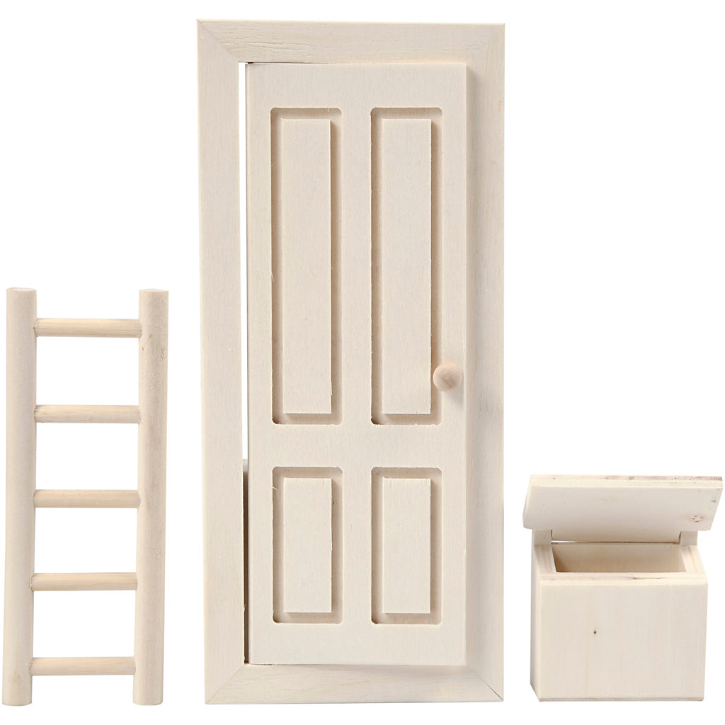 Eleven Door, size 8x18 cm, plywood 