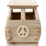 Kleinbus, Format 17x10x13 cm, Kiefer, Blauglockenbaum - 1 Stk