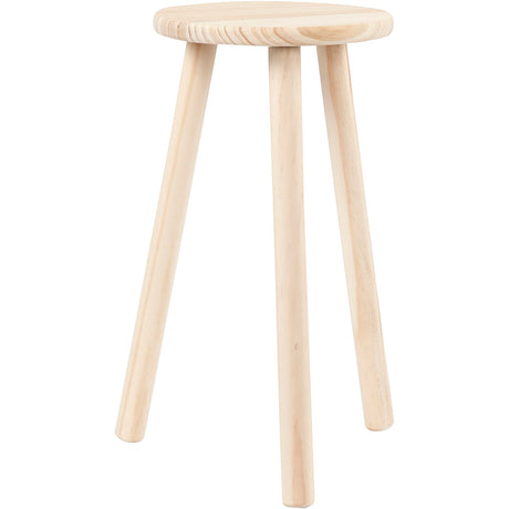 Milking Stool, D: 26 cm, H: 50 cm, pine 
