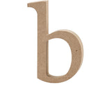Buchstabe B, 130x20mm, MDF - 1 Stk