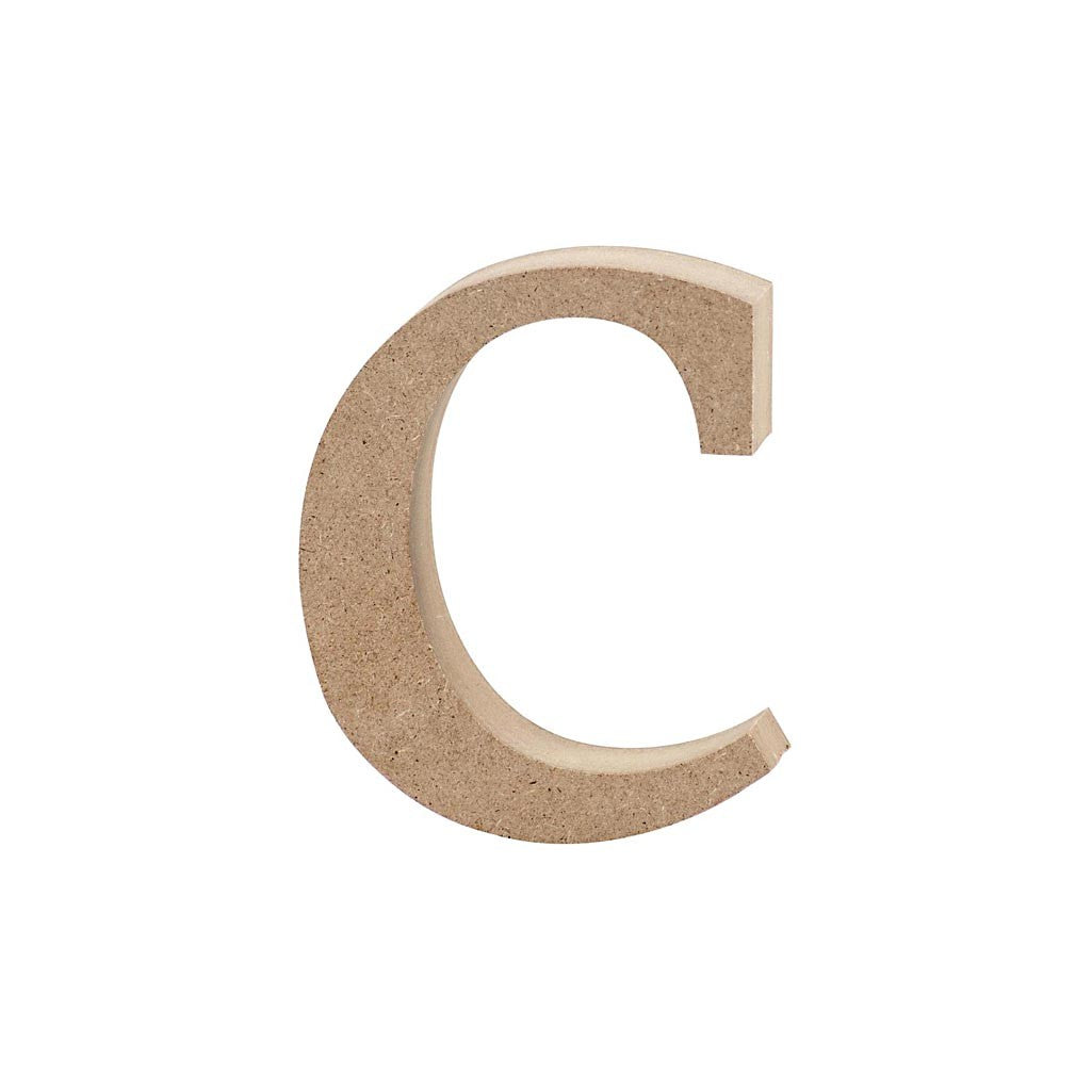 Buchstabe c, 800x40mm, 2 cm MDF - 1 Stk