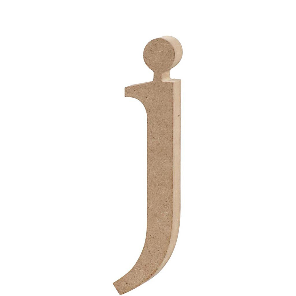 Buchstabe j, 155x20mm MDF - 1 Stk