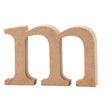 Letter, m, H: 8 cm, thickness 2 cm, MDF 